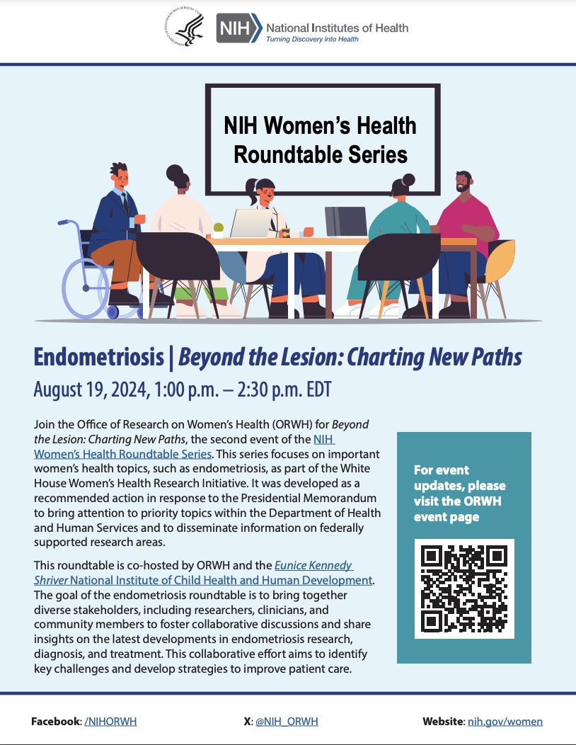NIH Women’s Health Roundtable on&nbsp;Endometriosis