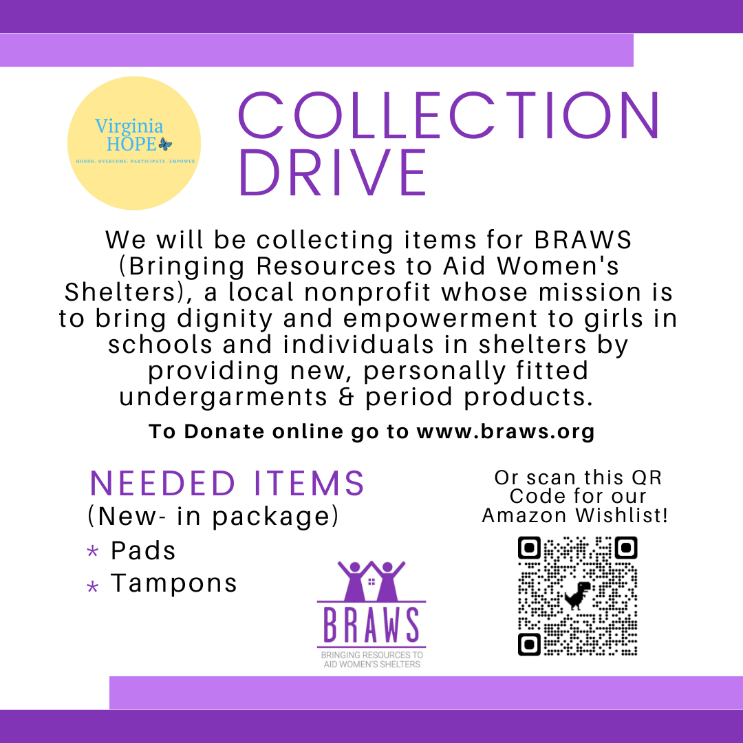 VA HOPE/BRAWS Collection&nbsp;Drive